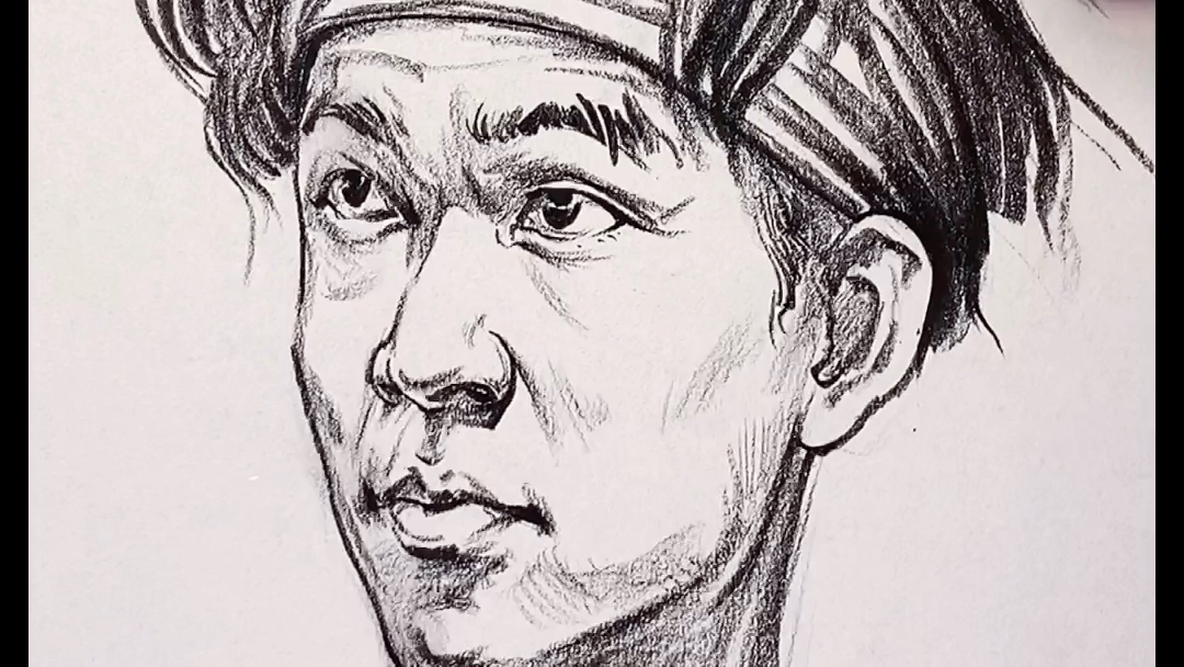 【速写头像】长发