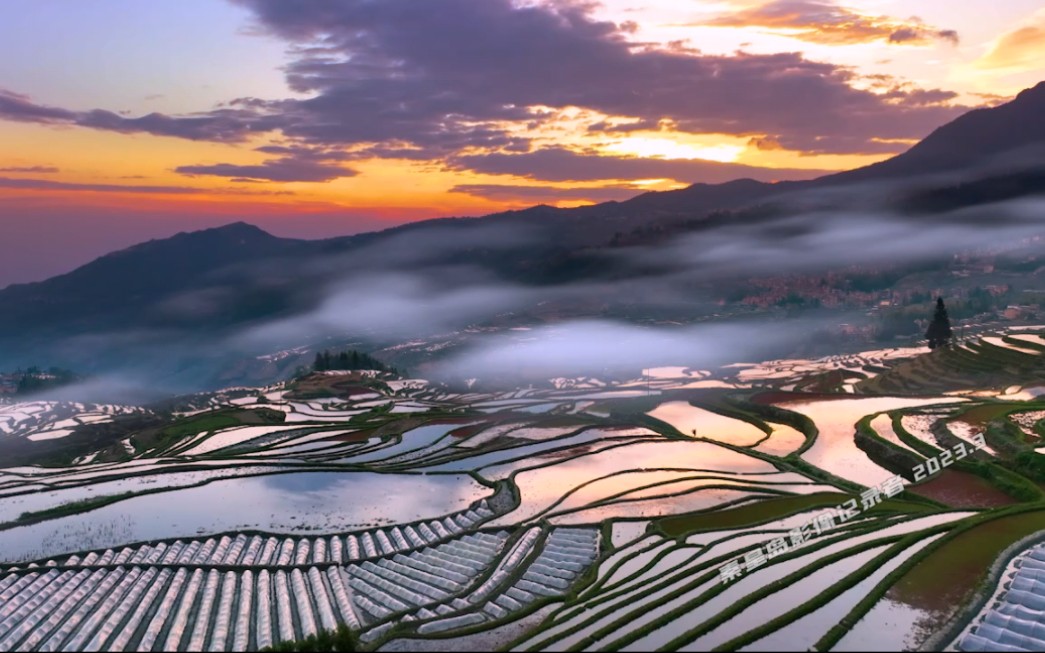 元阳梯田景区天气图片