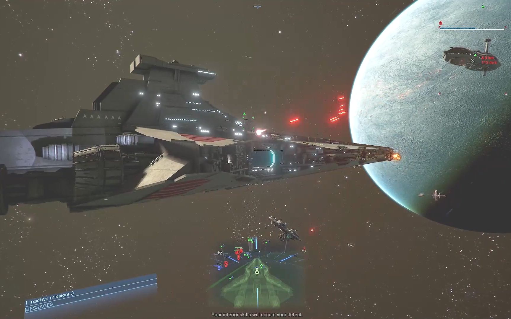 x4foundation星球大战mod猎兵级歼星舰的攻击