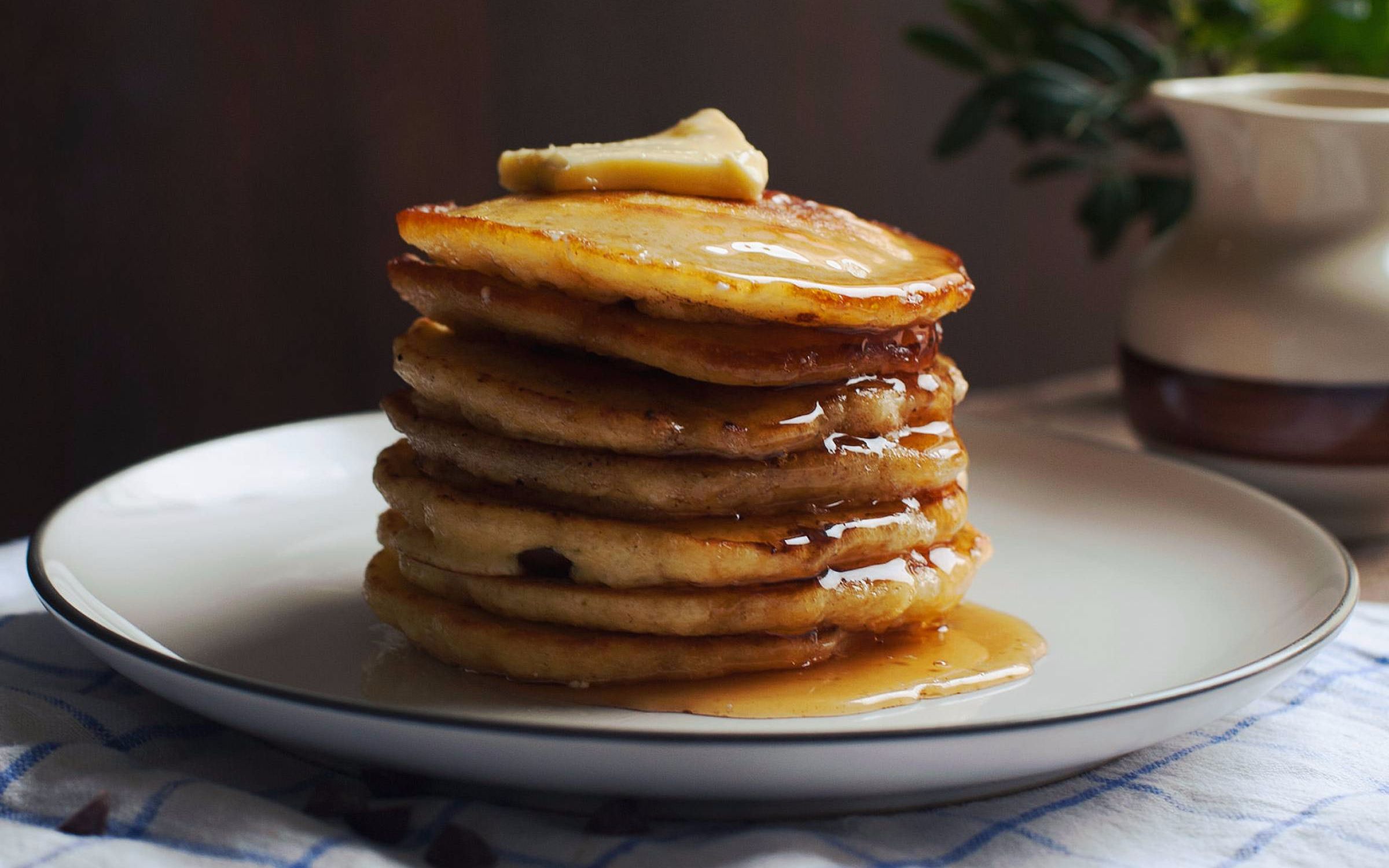 【小吃系列】全美式煎饼_哔哩哔哩_bilibili