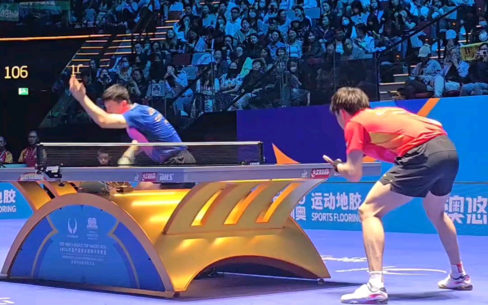 【世界杯男单决赛】马龙vs林高远的两粒精彩球