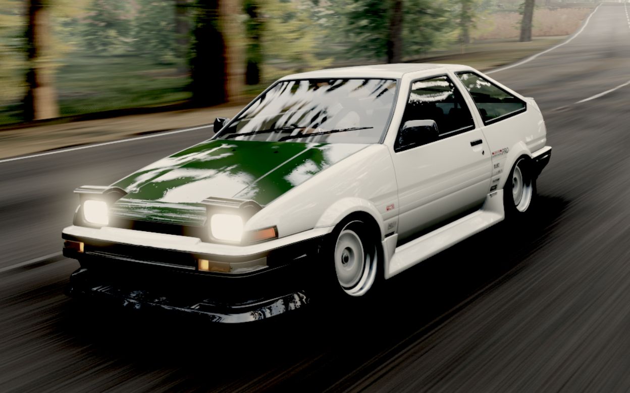 【地平线4】土屋圭市的hot-version号ae86 a级800点 环岛10:55