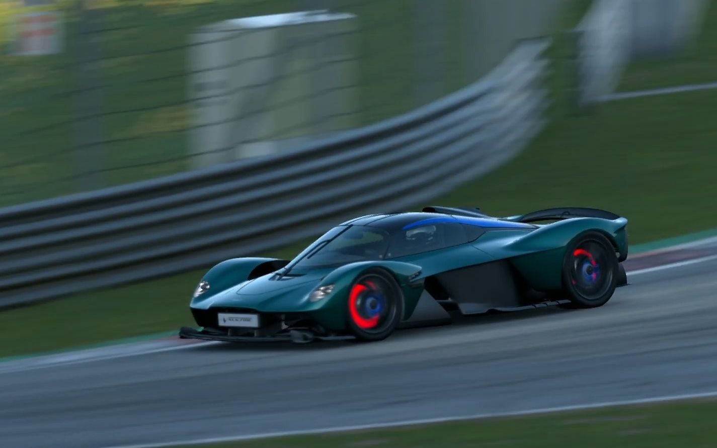 【gt赛车7摸鱼】阿斯顿马丁valkyrie跑红牛环 1:18.383