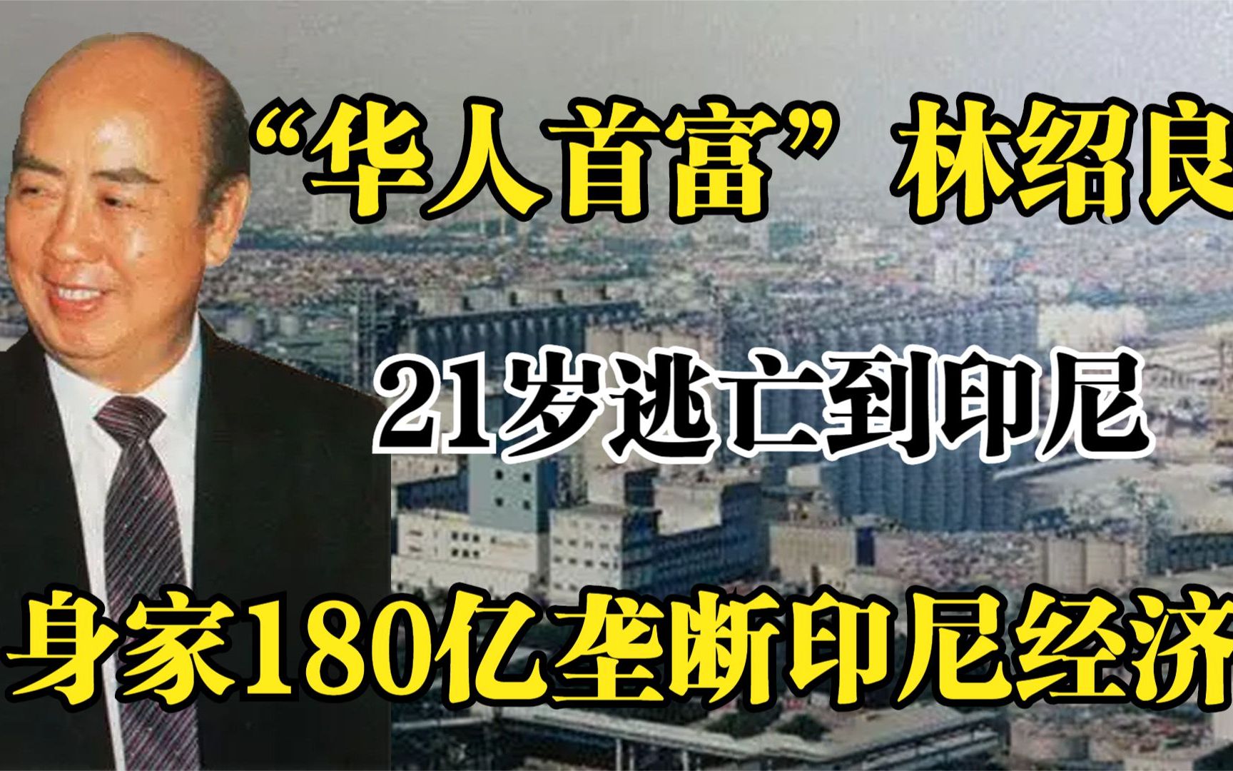 “华人首富”林绍良,21岁逃到印尼,79岁身家180亿垄断印尼经济哔哩哔哩bilibili