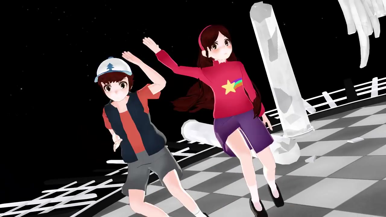 [图][怪诞小镇｜MMD］孩子气的战争 Childish War