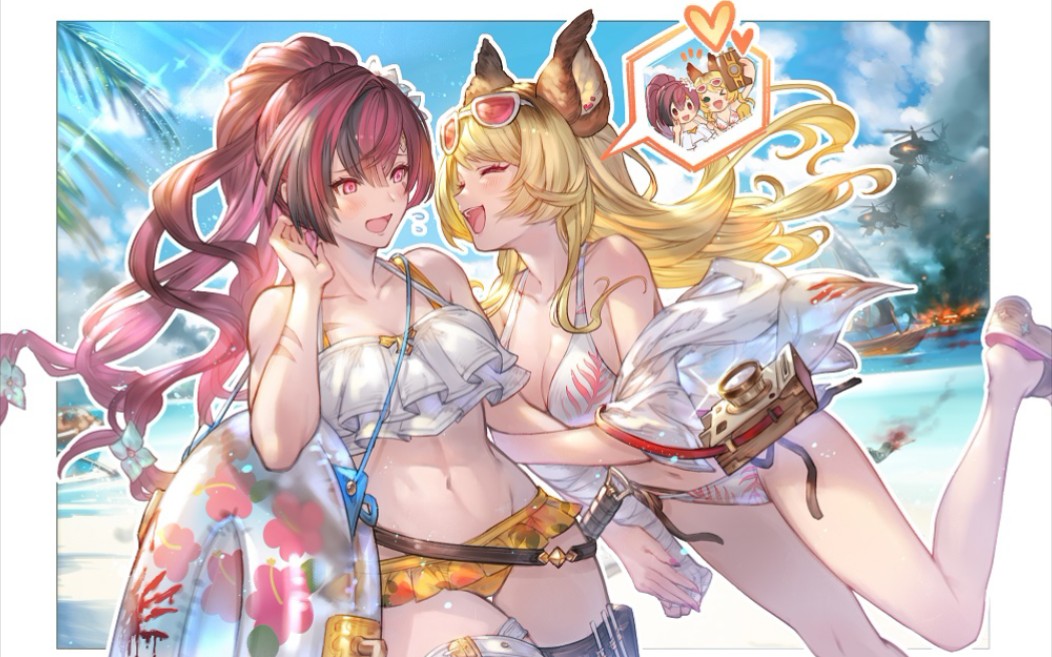 碧蓝幻想泳装梅格满被动fa林德20t