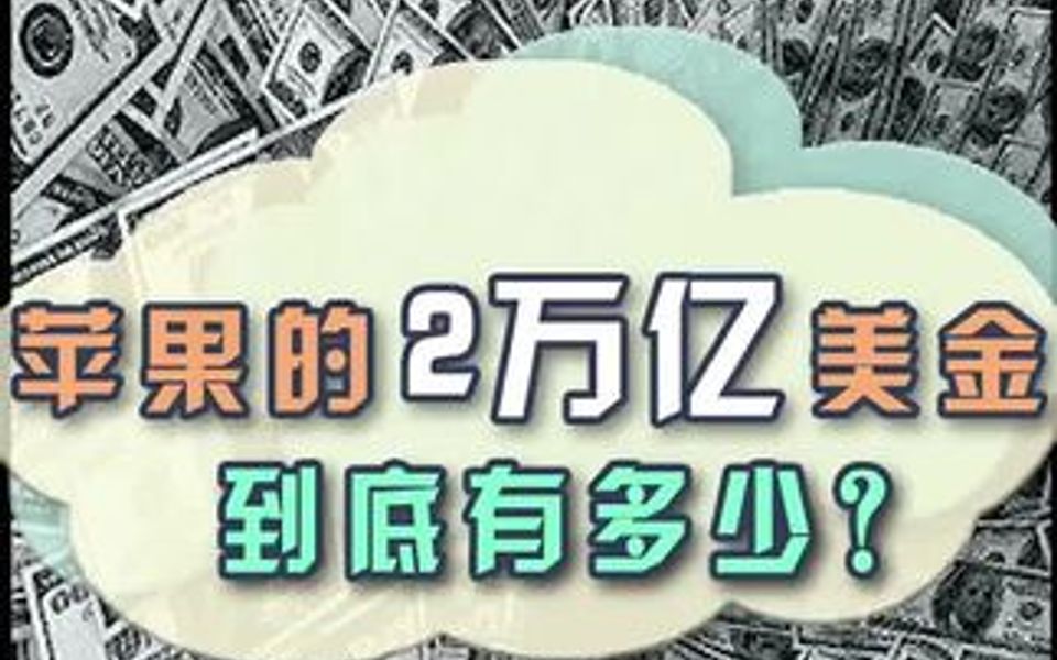 2万亿是个什么概念?你们见过最多的𐟒𐦘磻š少呢?哔哩哔哩bilibili