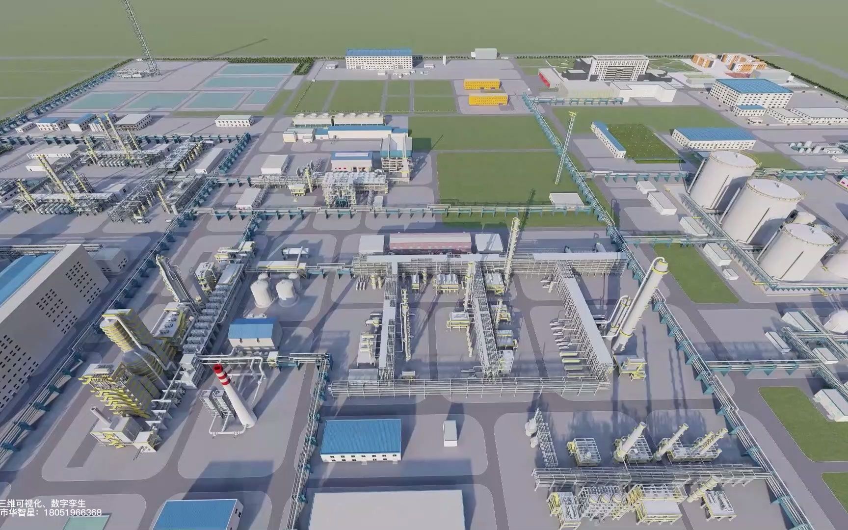 智慧电厂三维建模展示