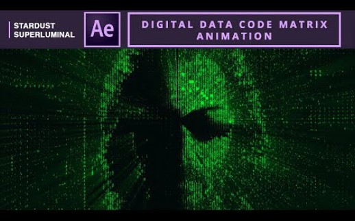 [图]AE数字数据代码矩阵效果