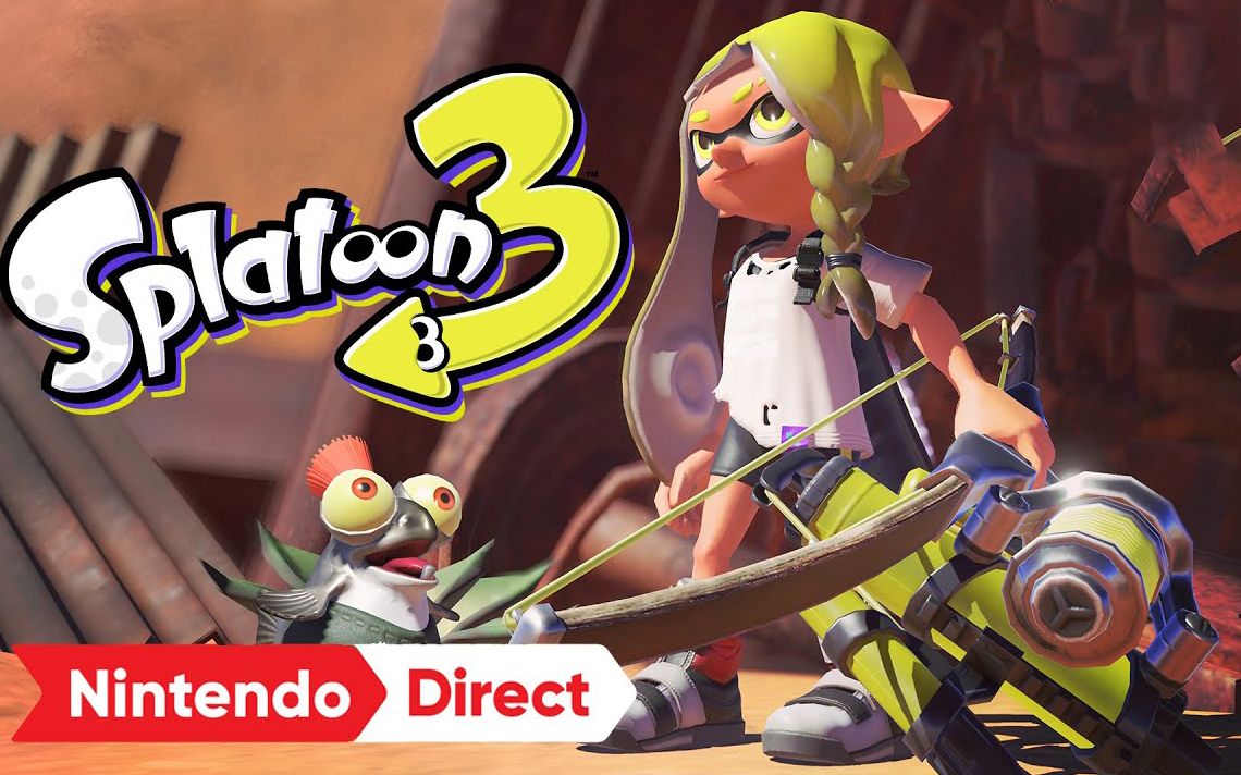 斯普拉遁splatoon3首支预告废土风一代大招回归新武器弓新地图登场