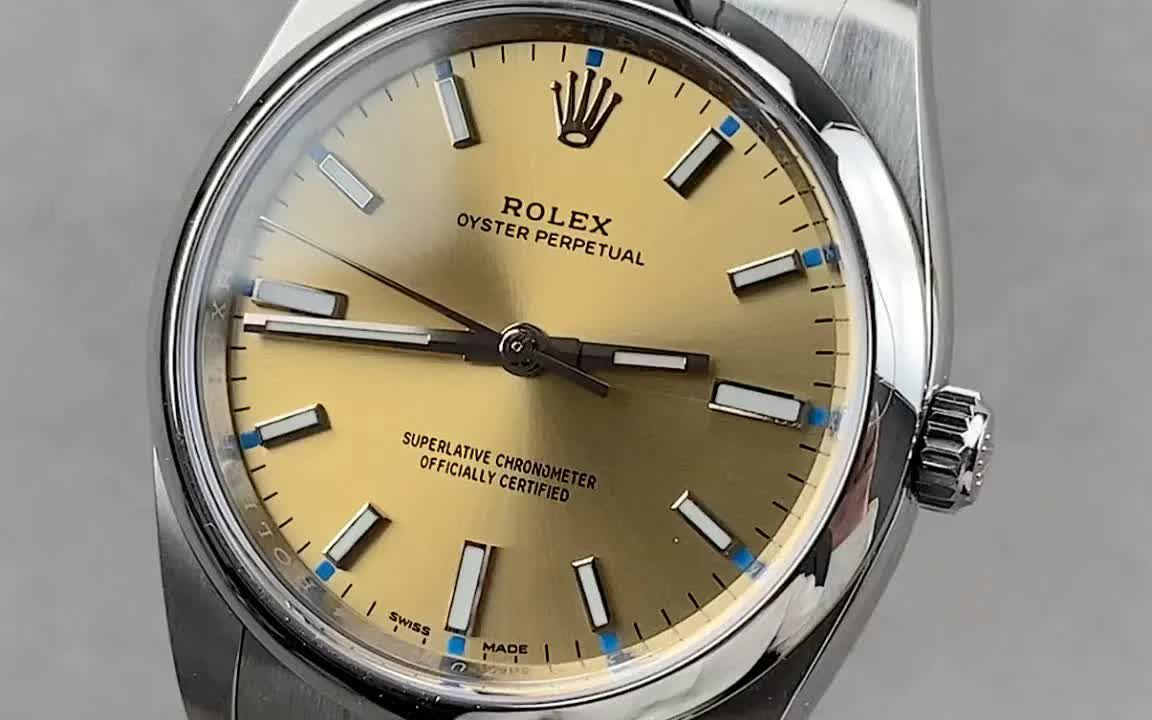 [图]4K|杜比 劳力士（rolex）Oyster Perpetual 34mm 114200 Role