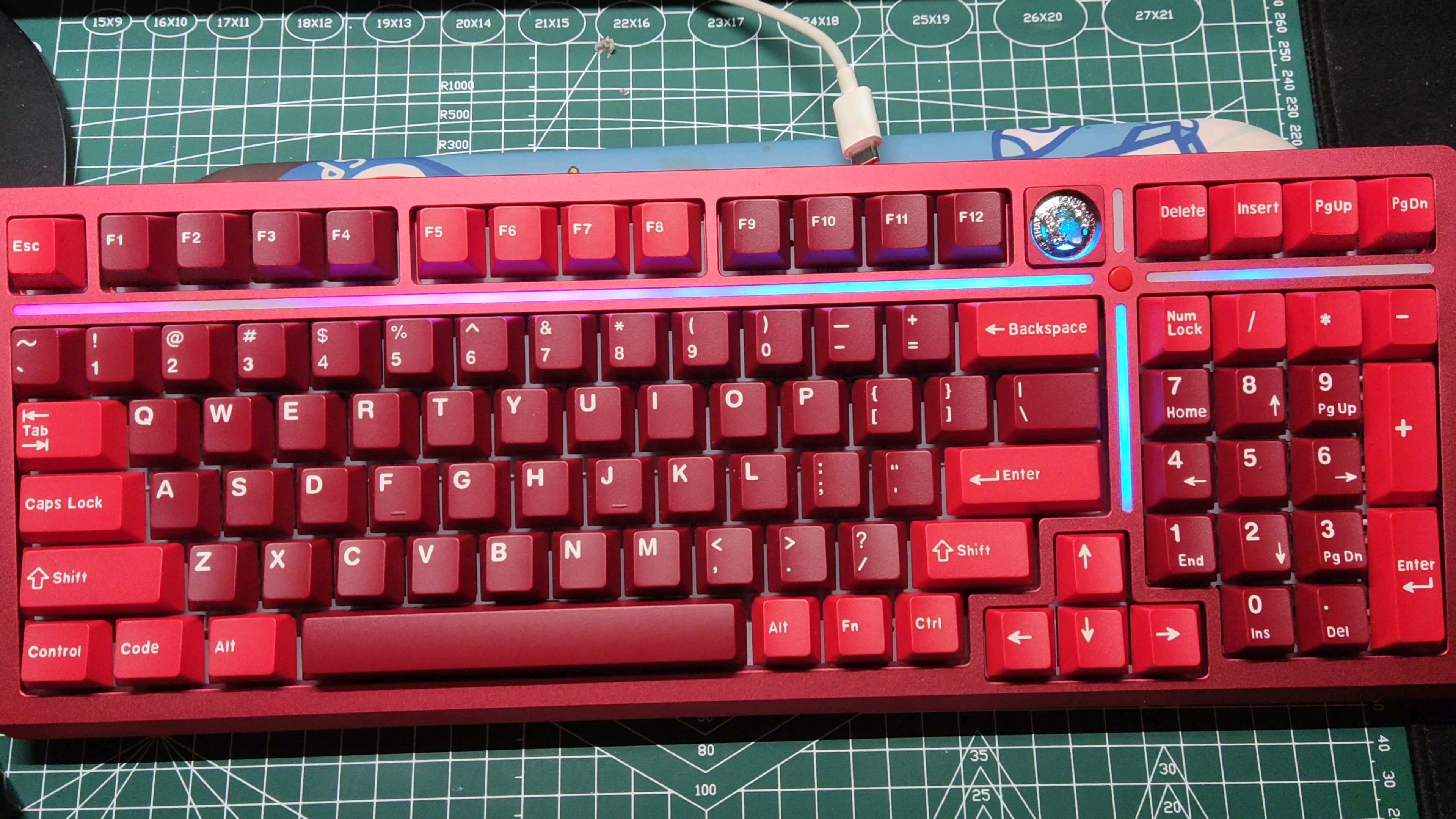 100分中式键盘自制铭牌