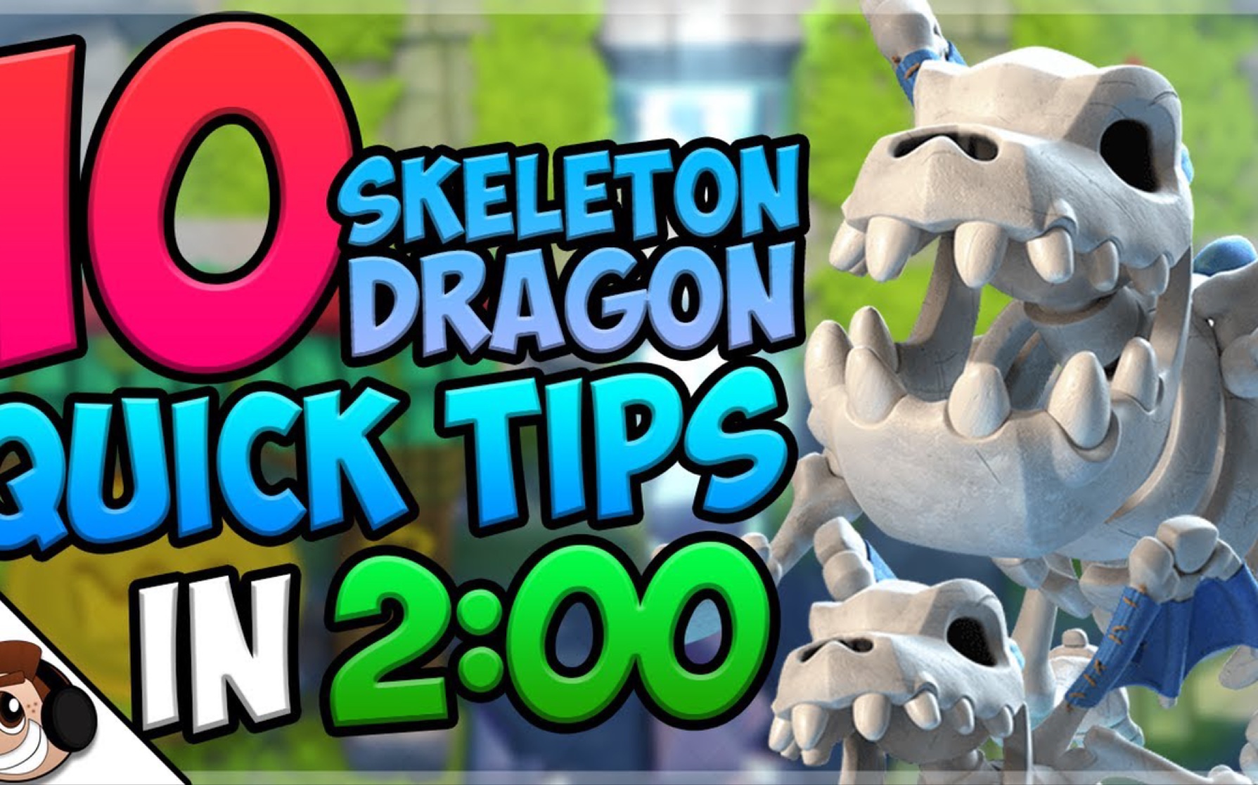 【皇室战争】骷髅飞龙10个实用技巧实况!