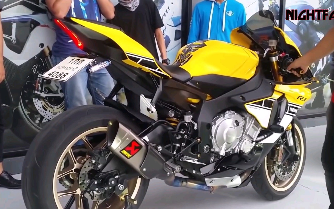 雅马哈r1m改装排气声浪大合集!_哔哩哔哩_bilibili