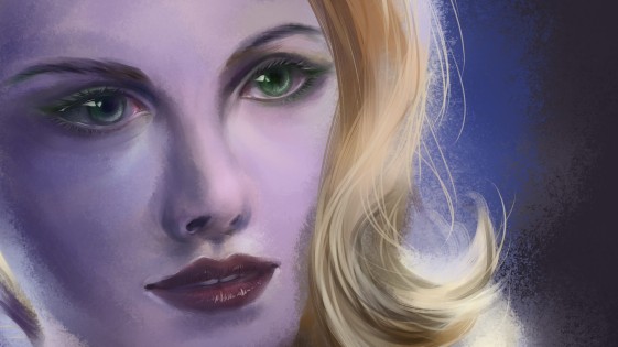 【sai板绘练习】julie vang