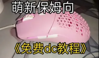 【我的世界】萌新保姆向dc教程