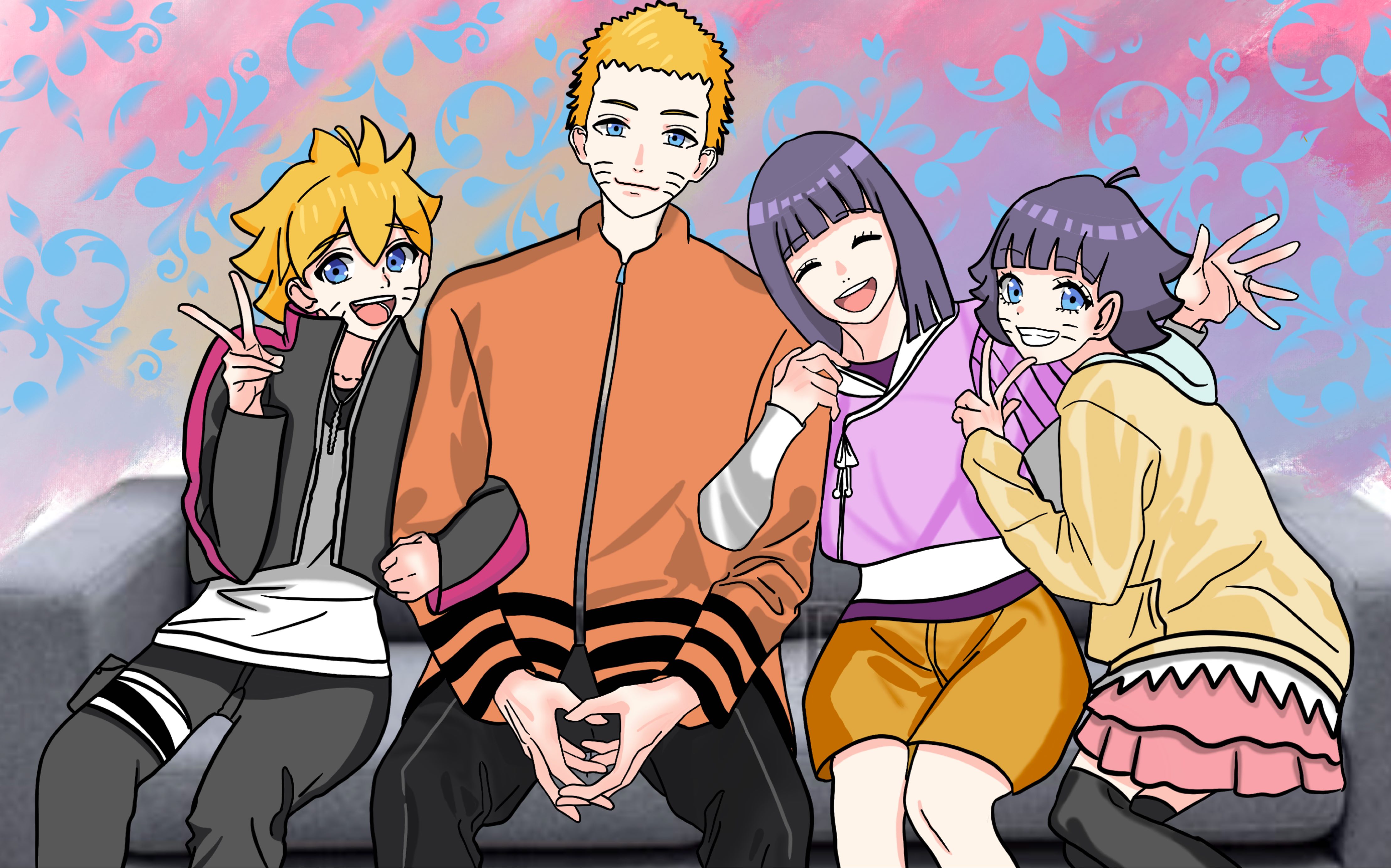 活动作品漩涡一家