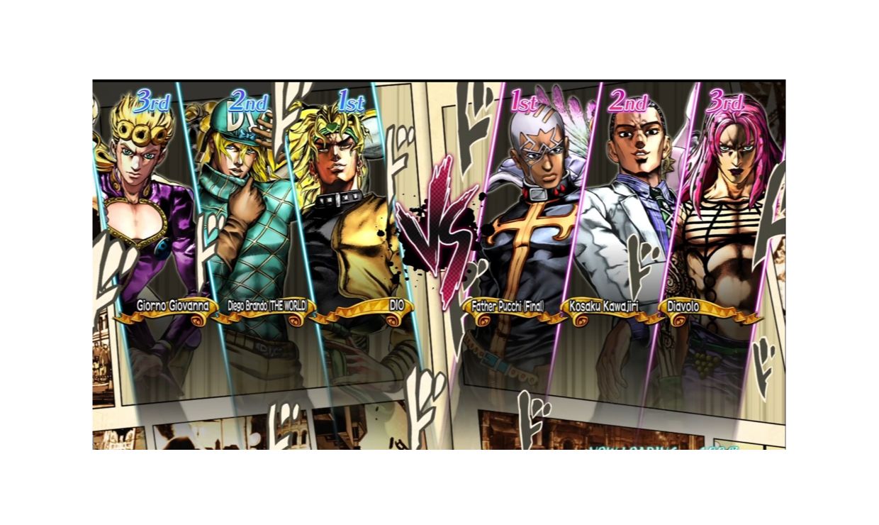 dio dlc迪亚哥 乔鲁诺 vs 神父 吉良吉影 迪亚波罗