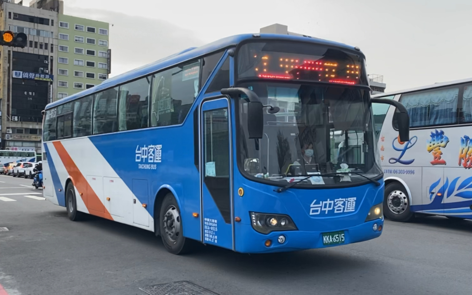 台中客運 hino rn8jsvu國道巴士 6188路 kka-6515