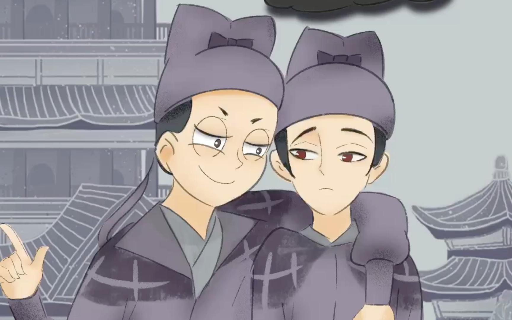 【板绘】莫名觉得王七和崔倍好配哦