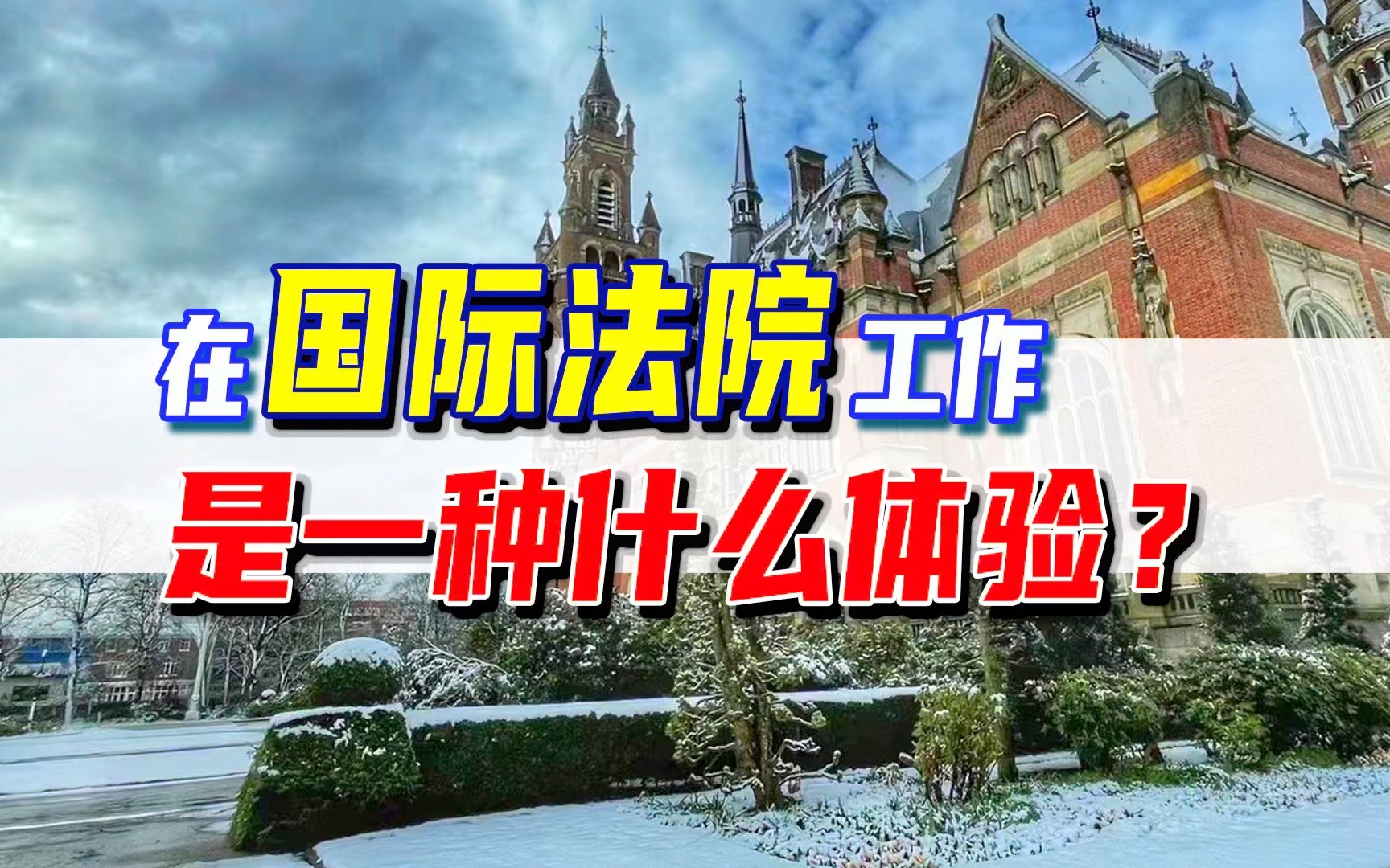 “退役”国际法院法官助理的真实视角哔哩哔哩bilibili