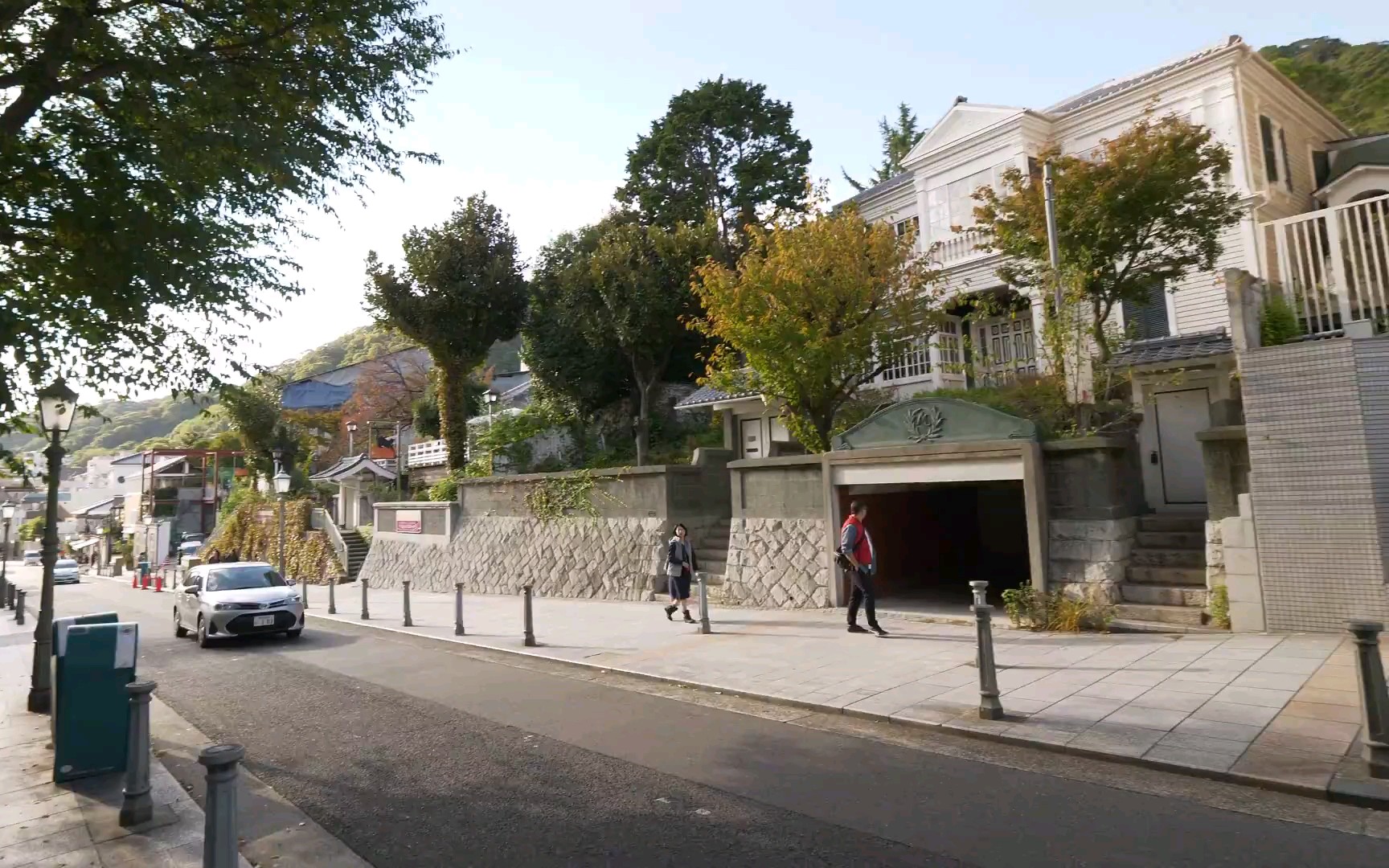 [高清城市街景]第一视角步行游览日本兵库县神户市新神户站附近哔哩哔哩bilibili