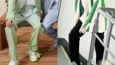 王源近期穿的16双鞋,绿色我超爱!