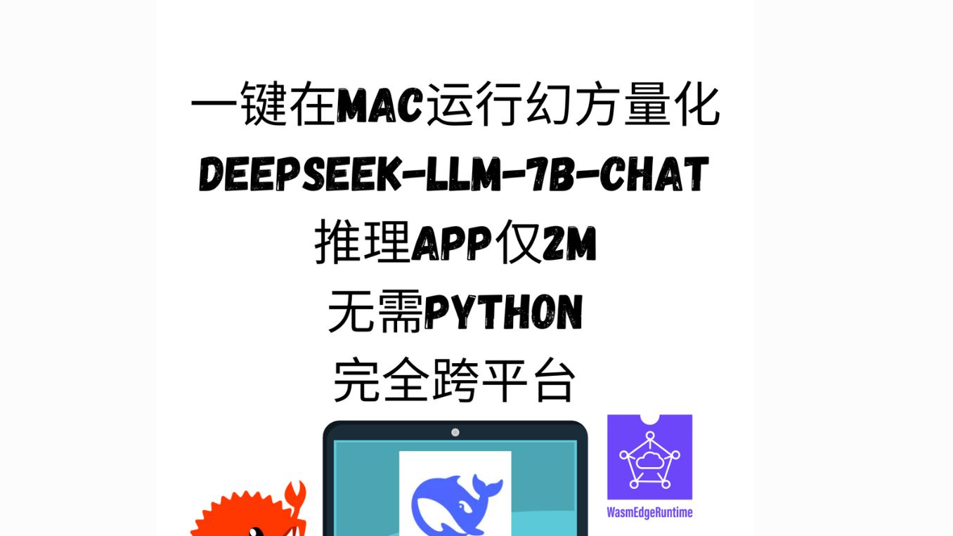 一键在自己的Mac运行幻方量化DeepSeek 7B大模型,无需python,完全跨平台哔哩哔哩bilibili