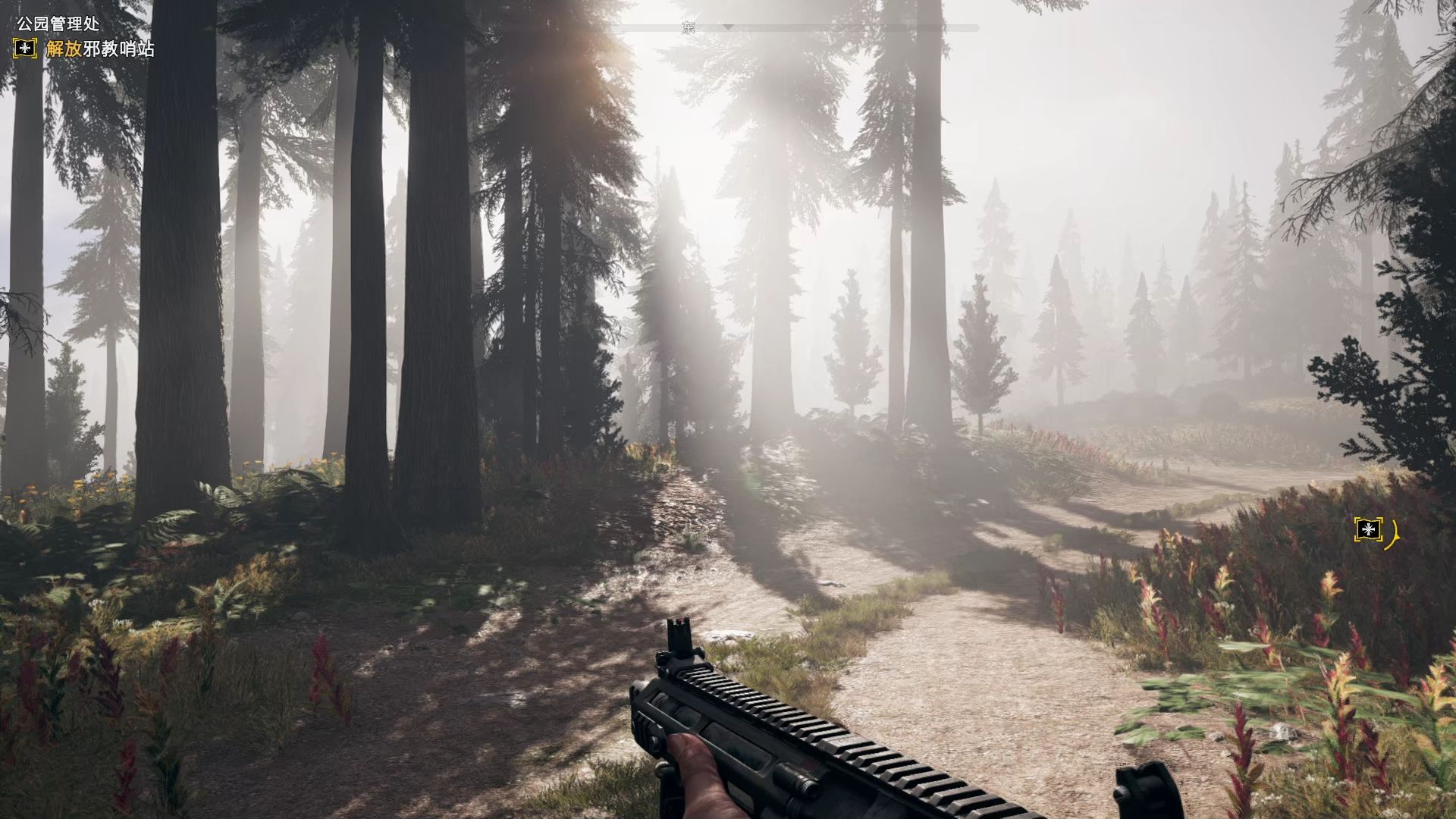 《孤岛惊魂5》一款画质逼真 ,光影优秀的开放世界射击游戏,可以路上和