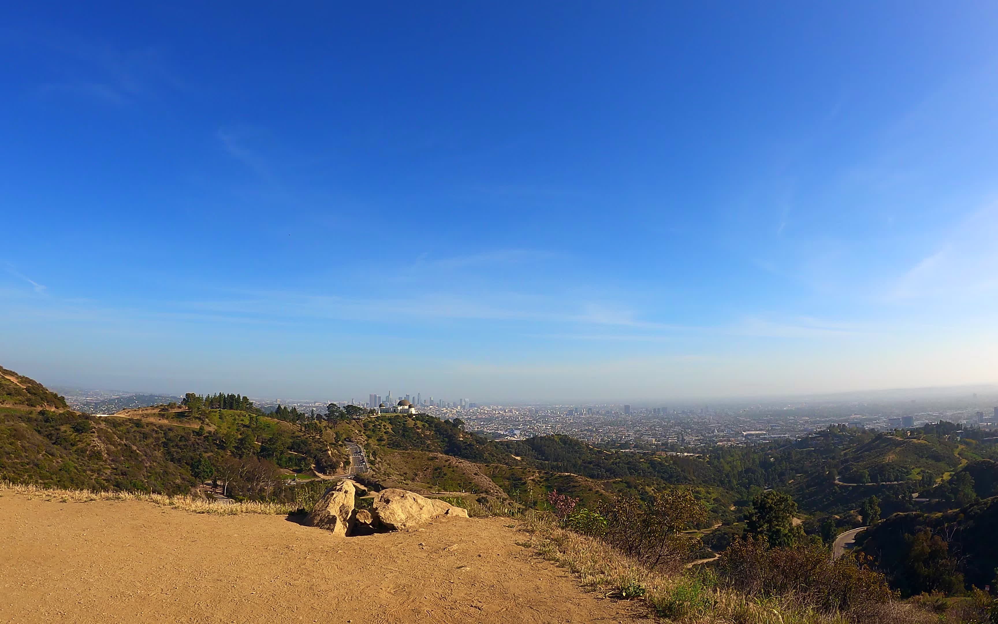 4k洛杉矶好莱坞山徒步短视频mthollywoodhikingtrailinlosangelesca