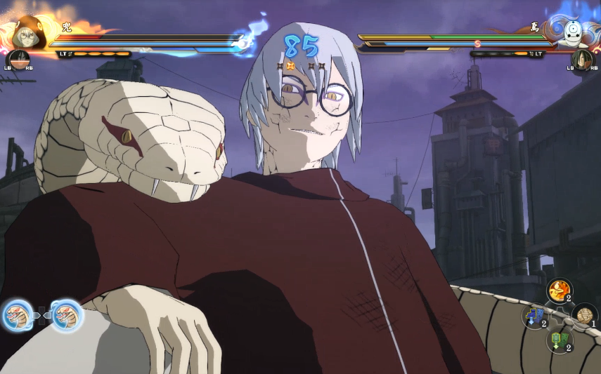 火影究极风暴4药师兜斗篷vs宇智波带土外道魔像