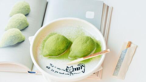 3rd Dish 莺饼 如沐春风的和菓子 哔哩哔哩