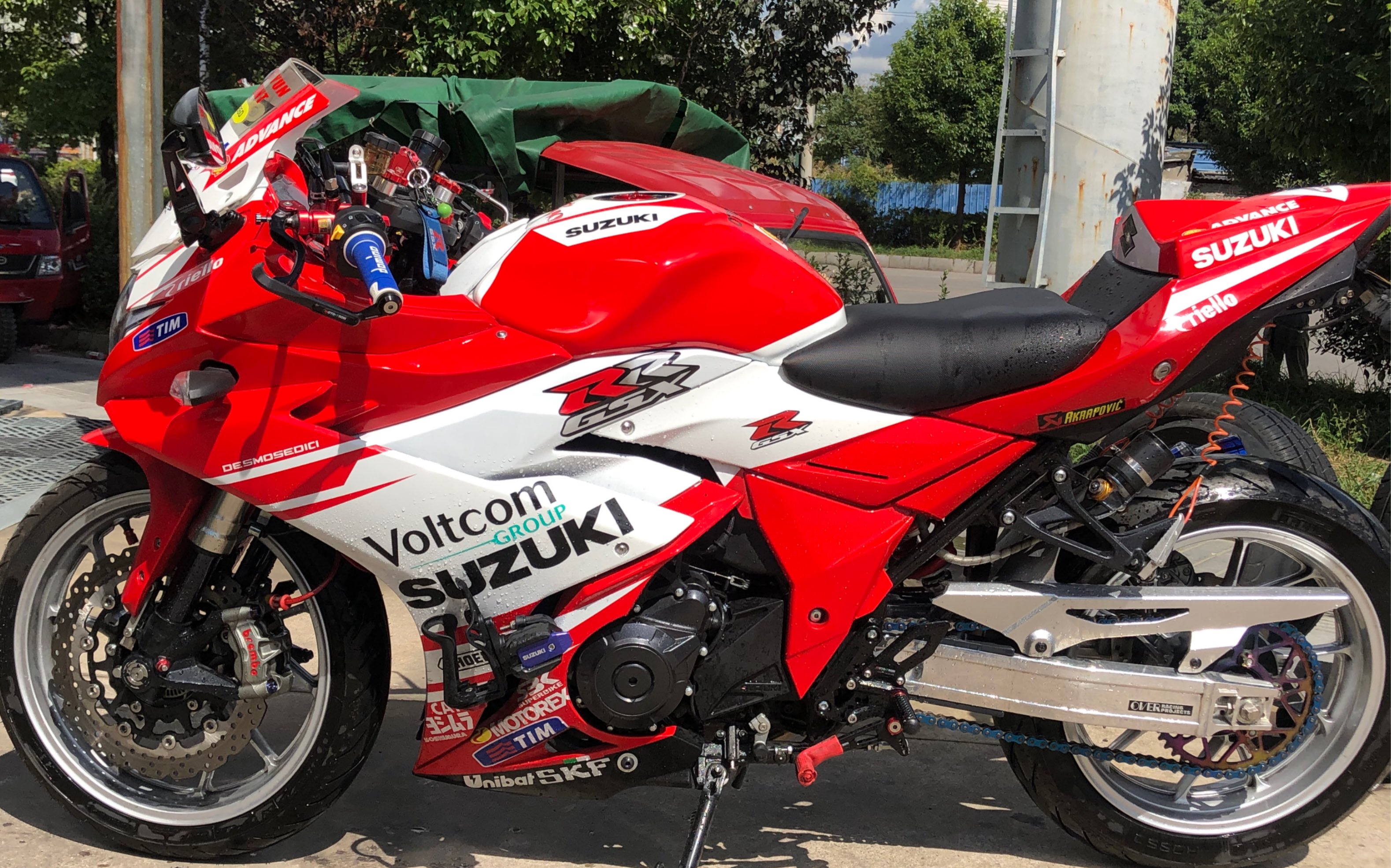 gsx250r 天花板改装,真正低趴,分享大家
