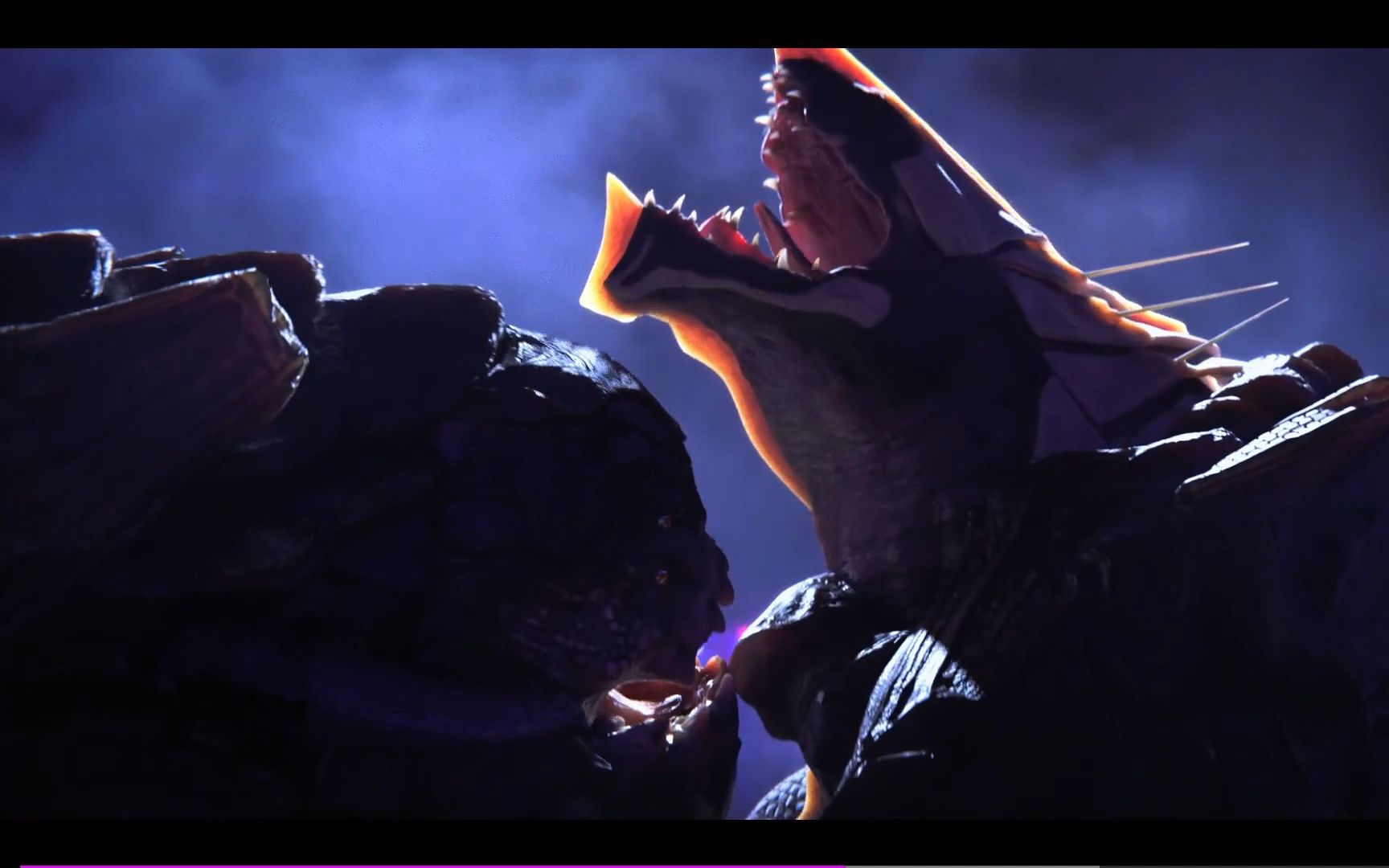 【爱,死亡和机器人】噬肉兽直接把猛甲龙的头扯下来,猛甲龙全程被暴打