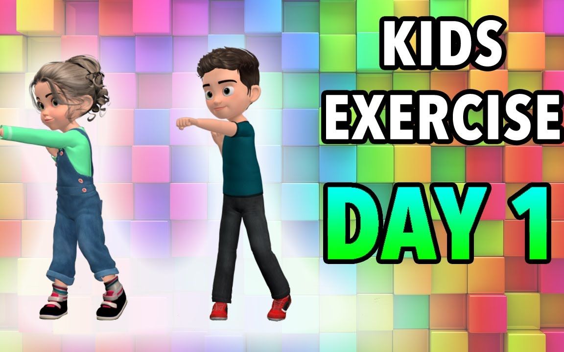 [图]【Youtube Little Sports搬运】Kids Daily Exercise - Day 1