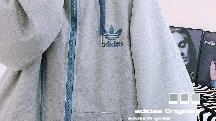 Adidas阿迪达斯外套男女秋冬韩版潮流连帽宽松哔哩哔哩bilibili