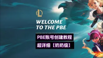 下载视频: PBE测试服账号注册超详细教程！【手把手小白级】