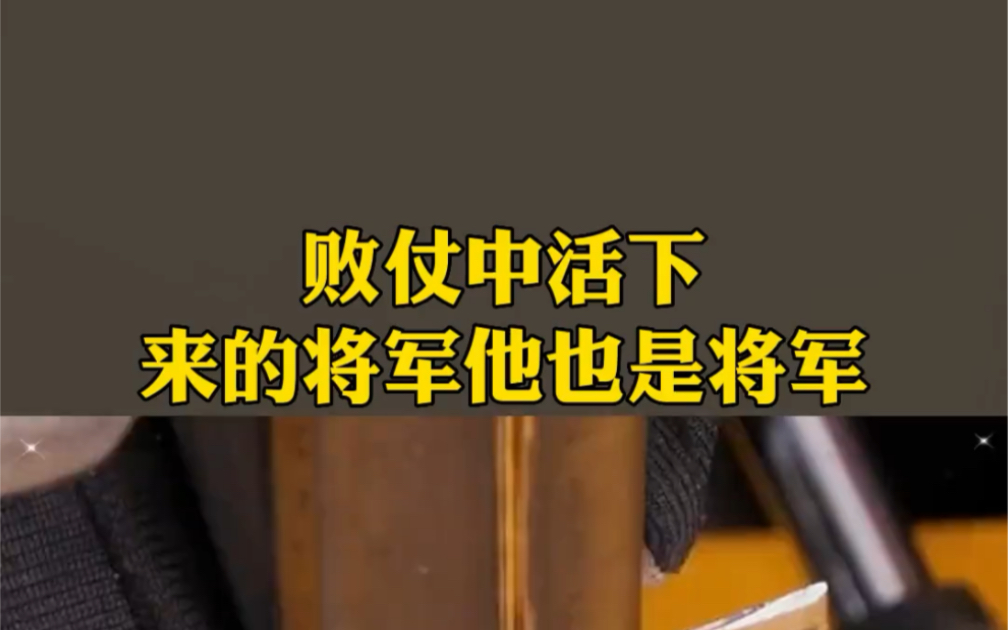 败仗中活下来的将军他也是将军哔哩哔哩bilibili