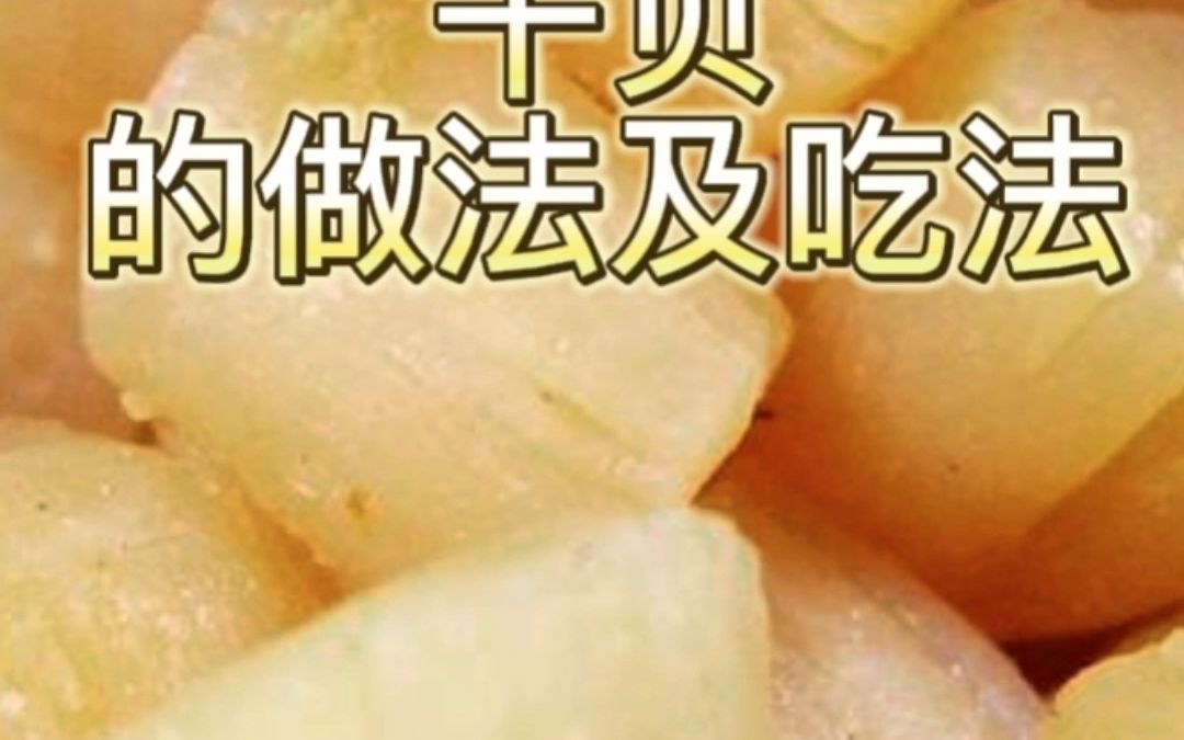 干贝瑶柱怎么泡发最好?哔哩哔哩bilibili