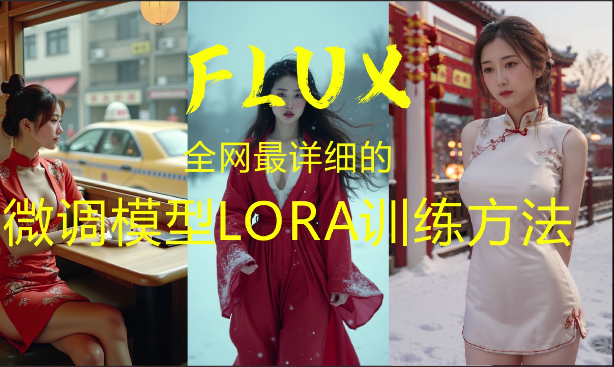 FLUX练lora全网最详细教程哔哩哔哩bilibili