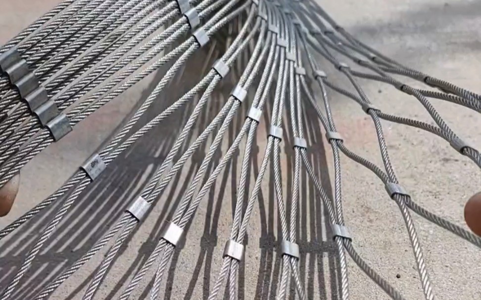 不锈钢绳网高空防坠网植物爬藤网动物园围网