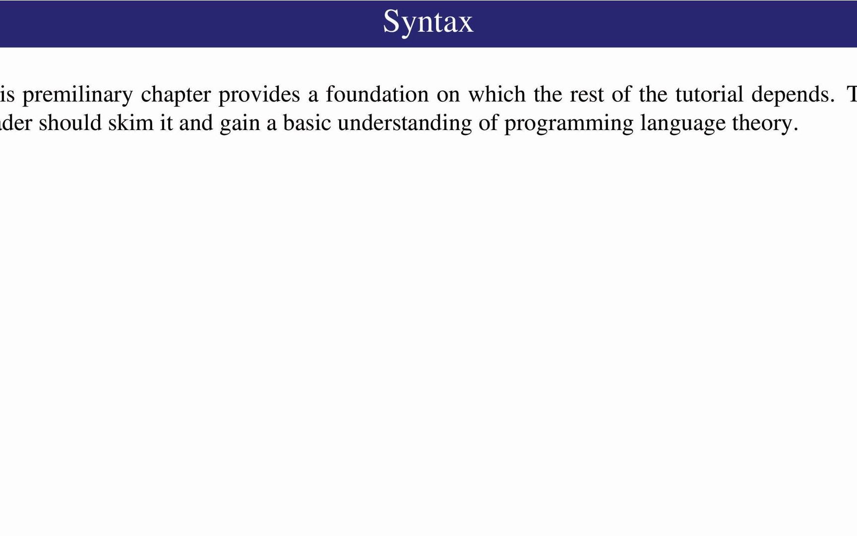 [图]An Invitation to Programming Language Theory -- Chapter 1 Syntax