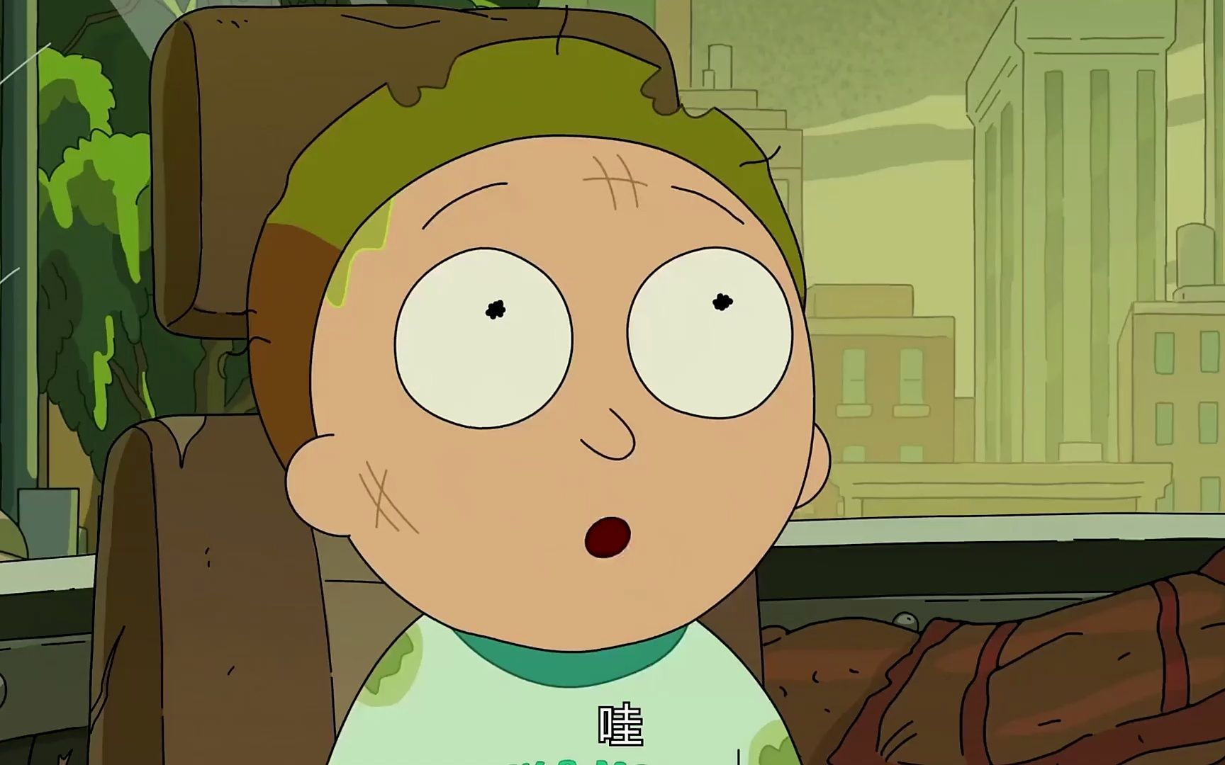 瑞克和莫蒂之环保女超人,小莫爱上了女超人,悲剧爱情故事的开端