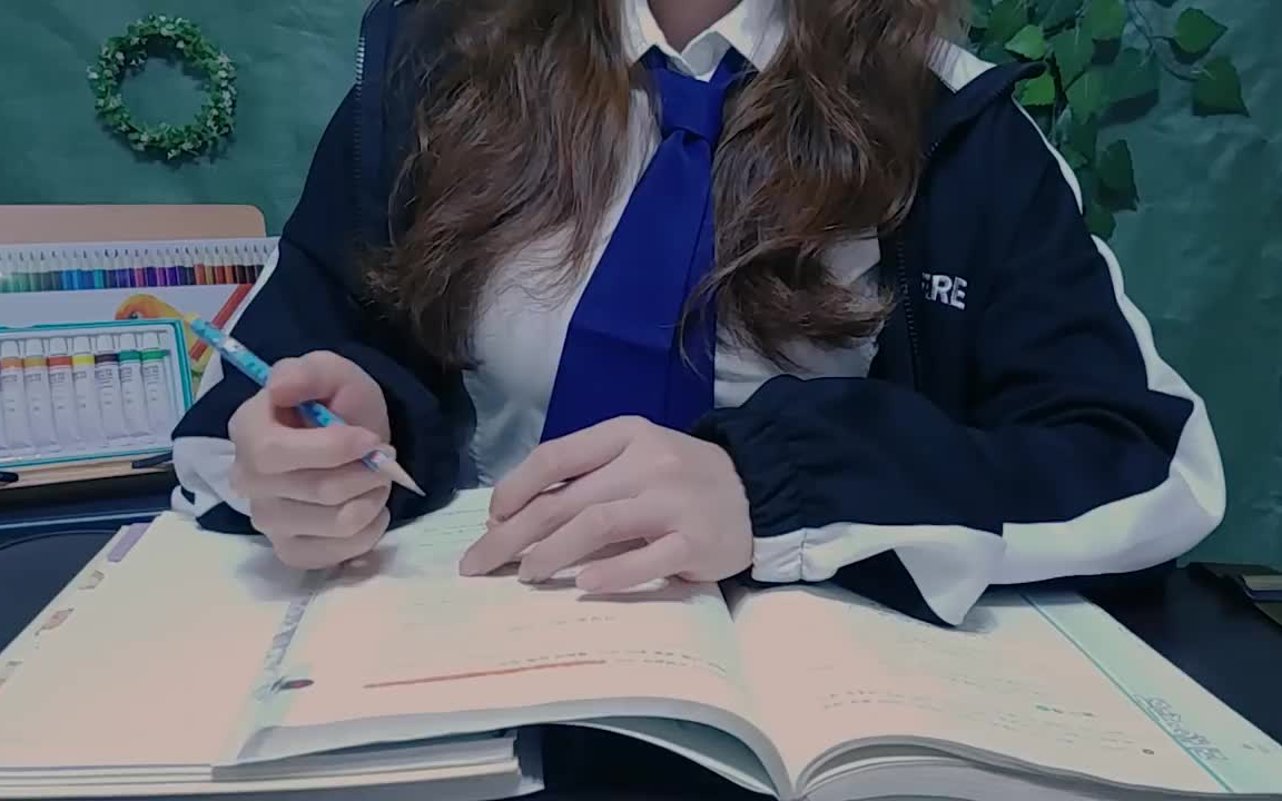 boyoungasmr你的云同桌2上课小动作