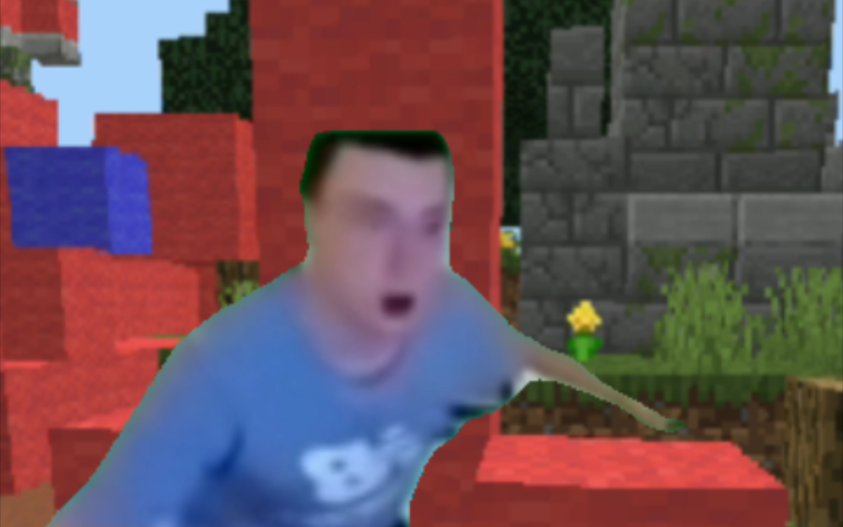 当我玩起床战争时发现了个奇特的东西时