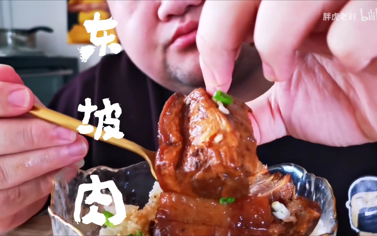 东坡肉盖饭参上!吃肉就完事了!哔哩哔哩bilibili