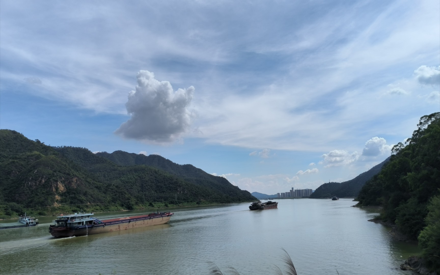 肇庆羚羊峡古道徒步 西江延时摄影