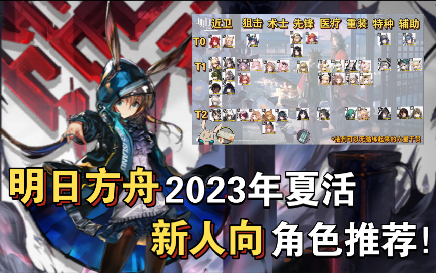 [图]【白川一号】明日方舟新手向练角色推荐！练什么好？《2023夏活版》