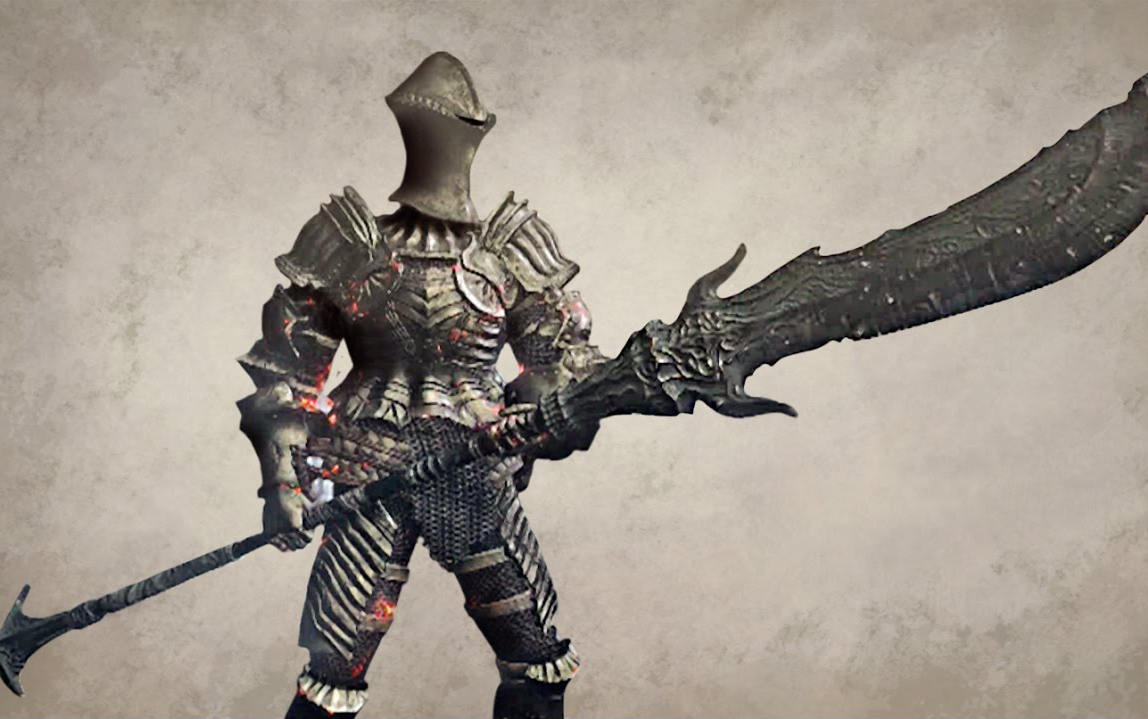 国外黑魂3玩家pts-pvp训练场63:半叶大刀dlc关刀_哔哩哔哩_bilibili