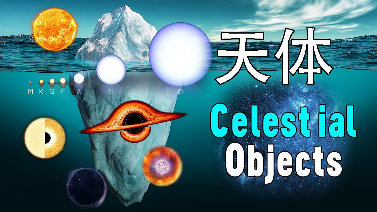 夜空中星星们的真面目 各类天体的冰山图解析哔哩哔哩bilibili